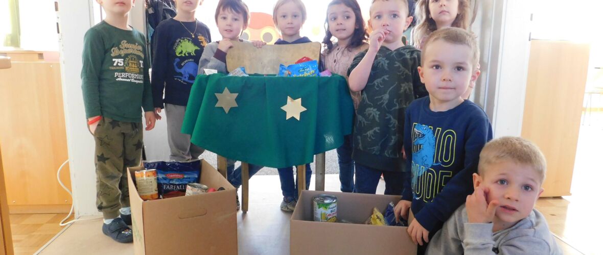 KIGA Wiesenrain: Spendenaktion "Tischlein deck dich" KIGA Wiesenrain: Spendenaktion "Tischlein deck dich"