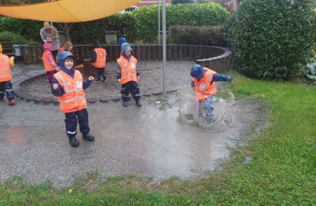 KIGA Rosenlächer: Die "flotten Libellen" sind auch im Winter sehr aktiv