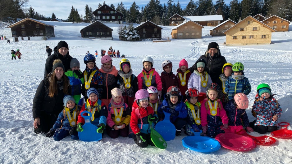 KIGA Weiler: Rodelspaß am Bödele KIGA Weiler: Rodelspaß am Bödele