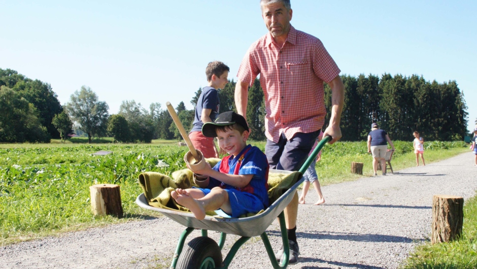 Familienzeit im Riedkindi