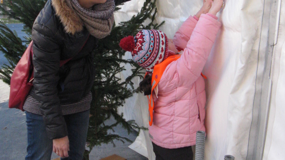 Sterne für den Weihnachtsmarkt