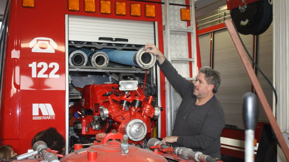 KIGA Rheindorf bei der Feuerwehr KIGA Rheindorf bei der Feuerwehr