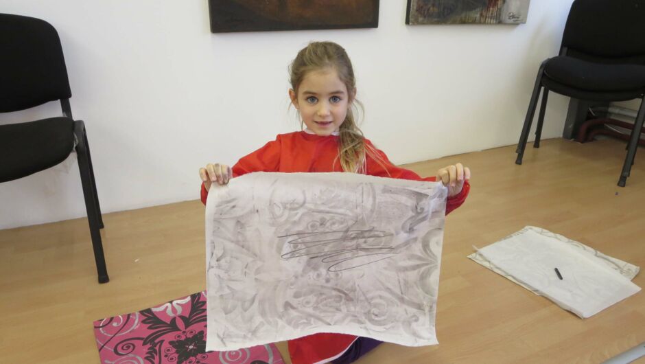 KIGA Rotkreuz im Malatelier in Hohenems KIGA Rotkreuz im Malatelier in Hohenems