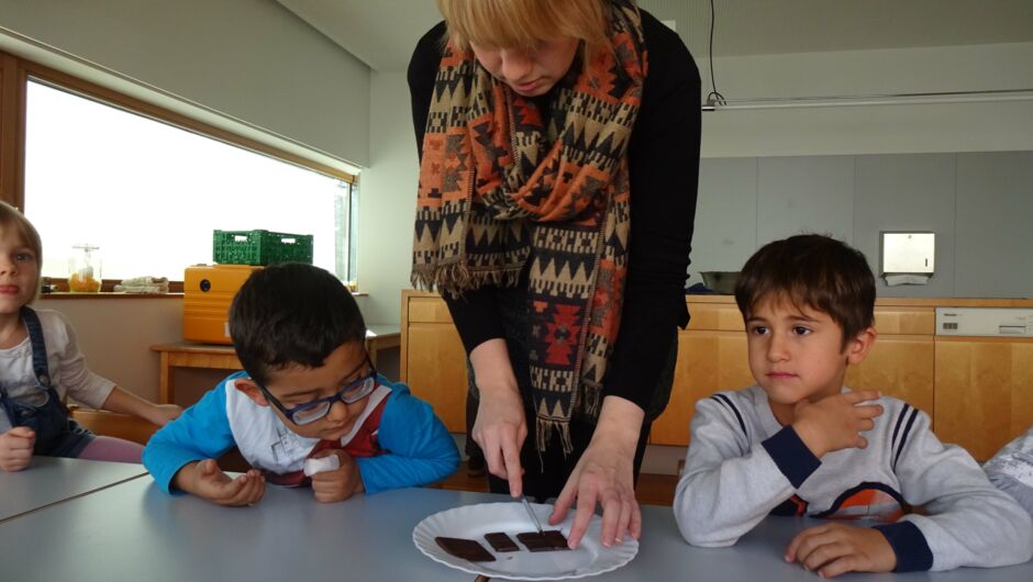 KIGA Rosenlächer: Woher kommt die Schokolade? KIGA Rosenlächer: Woher kommt die Schokolade?