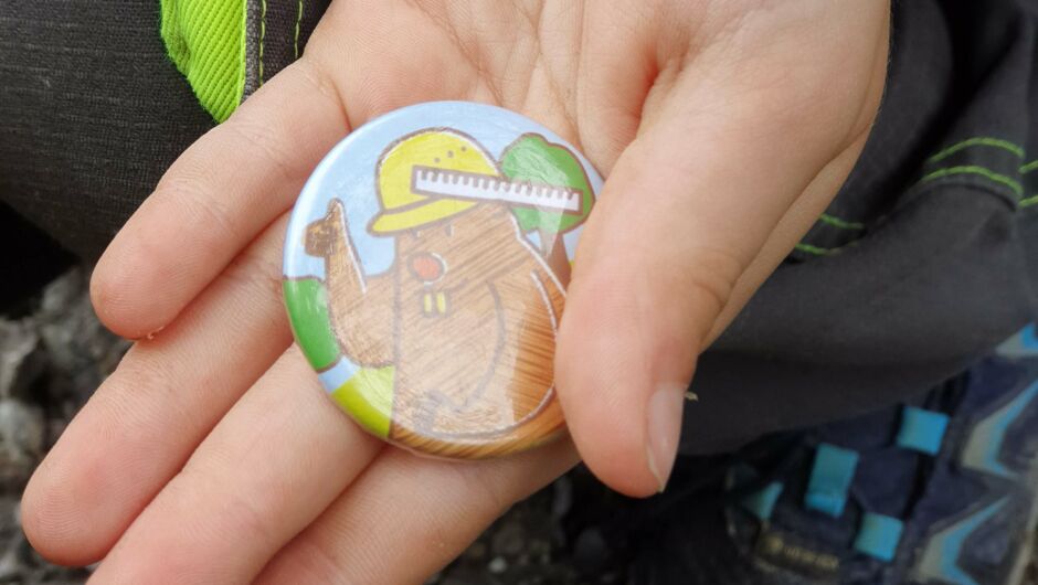 Riedkindergarten sucht nach Biberspuren Riedkindergarten sucht nach Biberspuren